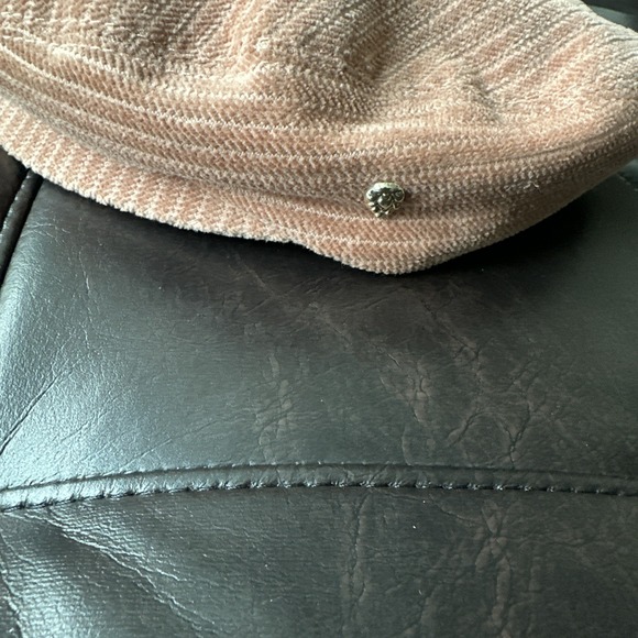 Helen Kaminski Cala Newsboy‎ Cap Velvet Corduroy Pin Dot Lined Beret Wide Angled main image 9